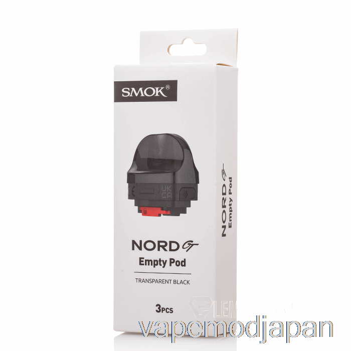 VAPE Japan Smok Nord GT 交換ポッド トランスペアレント ブラック